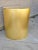 Mid-Century Modern Vintage Solid Brass Drum Table Attributed to Brueton, 1/8" Heavy Gauge Brass, Polished & Lacquered For Sale - Image 3 of 6