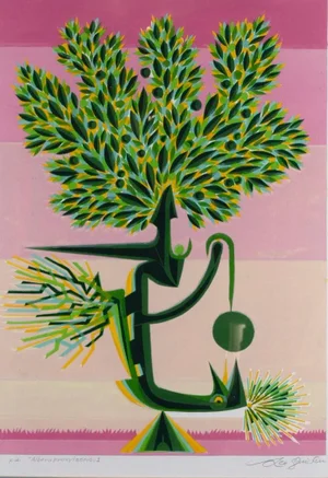 Leo Guida, Albero Provvisorio 1, Etching, 1995