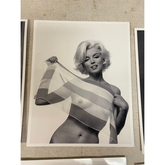 Portraiture 6 Marilyn Monroe Black-and-White Portrait Photos From 1940 and 1950 For Sale - Image 3 of 6