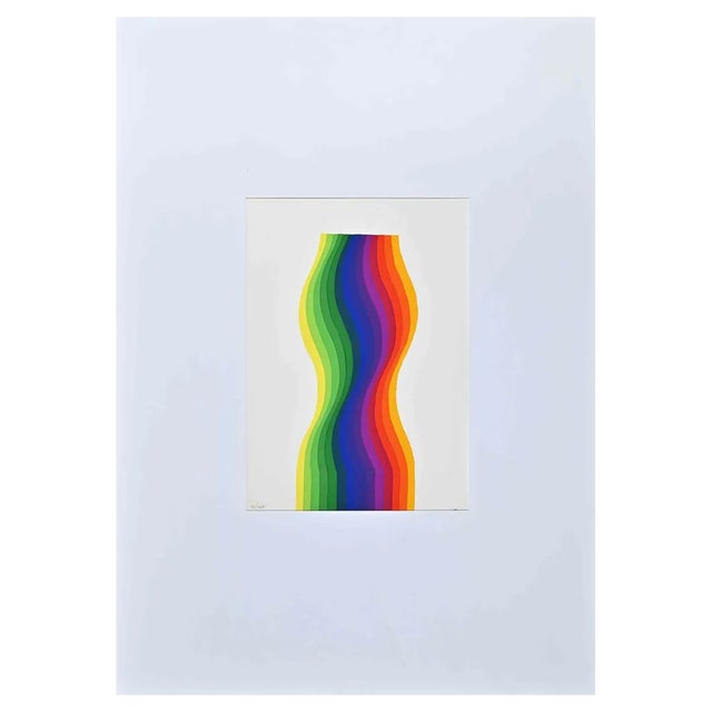 Julio Le Parc, Optical N.9, Screen Print, 1976 Chairish