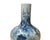 Oriental Blue Red Dragon Graphic Fat Body White Porcelain Art Vase For Sale - Image 11 of 17