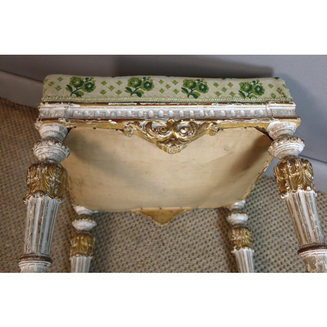 Wood Louis XVI Stools, Set of 2 For Sale - Image 7 of 9