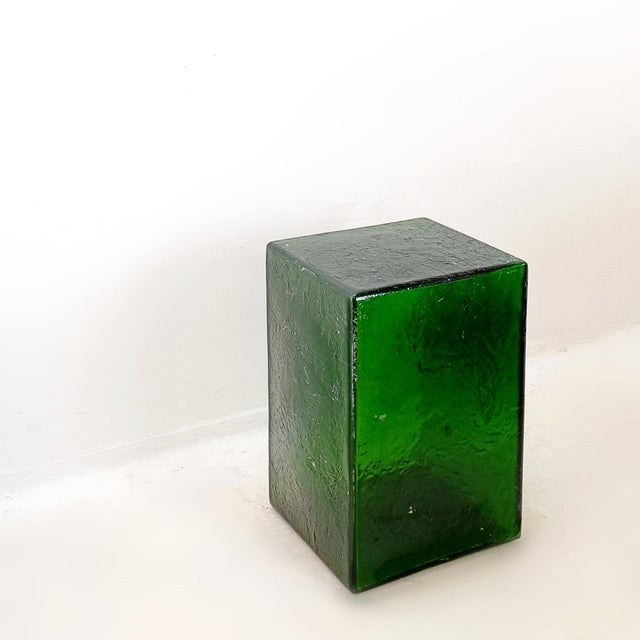 Acrylic base used as a decorative display stand - side table Measures : 40x49cm H:60cm Material: Mass-dyed acrylic in...