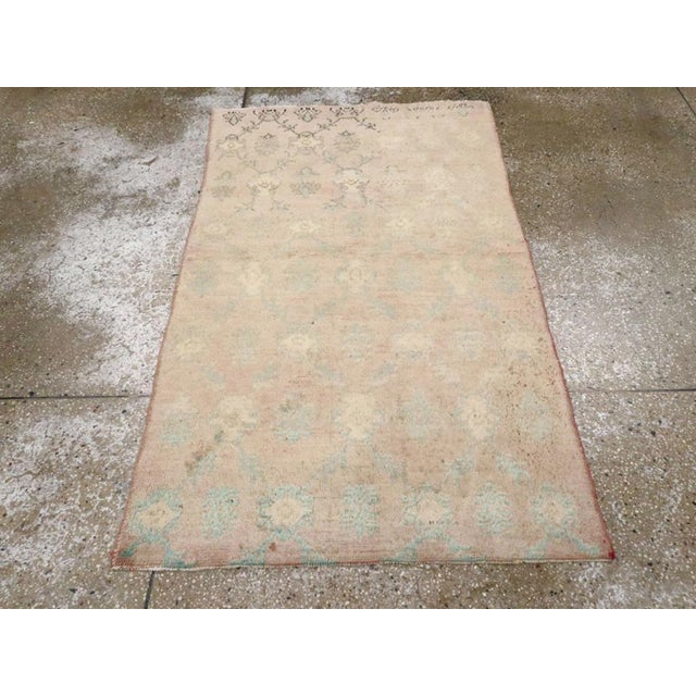 Galerie Shabab Collection Mid-20th Century Turkish Anatolian Throw Rug For Sale - Image 4 of 9