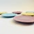 Late 20th Century Colorful Pastel Lotus Plates by Lillian Vernon - Set of 6 For Sale - Image 5 of 7