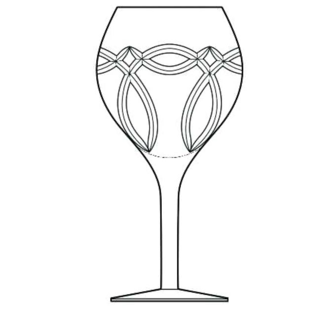 Glass Waterford Clannad Crystal White Wine Glass For Sale - Image 7 of 7