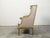 Wood French 19th Century Louis XVI Style Giltwood Wingback Settee with Carved Motifs For Sale - Image 7 of 10