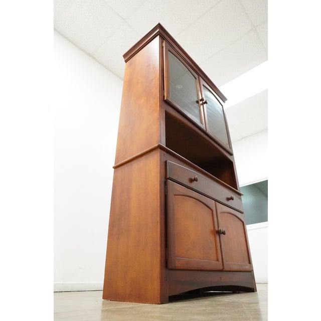 Bassett Furniture Traditional China Cabinet For Sale - Image 11 of 14