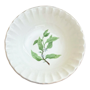 Vintage w.s. George Bolero Vegetable Serving Bowl - Midcentury Botanically Inspired Servingware