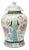 Chinese Famille Rose Ginger Jar With Peacocks & Peonies, C. 1900 For Sale