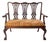 Chippendale Style Mahogany Ball and Claw Foot Settee For Sale