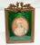 French Louis XVI Gilt Bronze Ormolu & Green Guilloche Enamel Picture Frame For Sale In Providence - Image 6 of 9