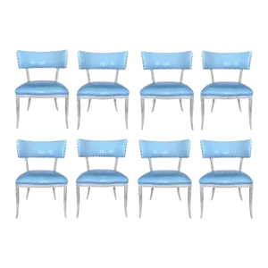 Gustavian Klismos Dining Chairs by Nierman Weeks, Set of 8