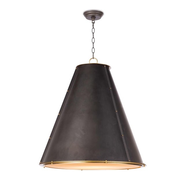 Black Regina Andrew French Maid Chandelier Large in Black For Sale - Image 8 of 8