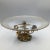 1970s Italian Flamingo Gold Barrel Crystal Tole Cake/Dessert Plate For Sale - Image 5 of 13
