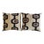 Pair of Mid-Century Modern Geometric Throw Pillows For Sale