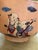 XL Decorative Oriental Bowl Ft. Folk Musicians For Sale - Image 4 of 7