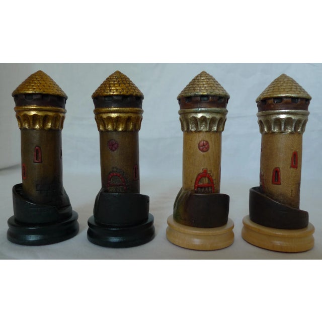 Mid 20th Century 18 Karat Gold Gilt Anri Montsalvat Chess Set For Sale - Image 11 of 13