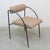 Vintage Black and Brown Metal Chair, 1980s For Sale - Image 4 of 6