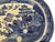 Antique Massive 19.5" Blue Willow Turkey Platter Unmarked Staffordshire English Transferware Flawless England 1830–1860 For Sale In Palm Springs - Image 6 of 8