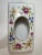 Ceramic Vintage German Hand-Painted Porcelain Tissue Box Cover With Floral Decoration & Gold Trim For Sale - Image 7 of 11