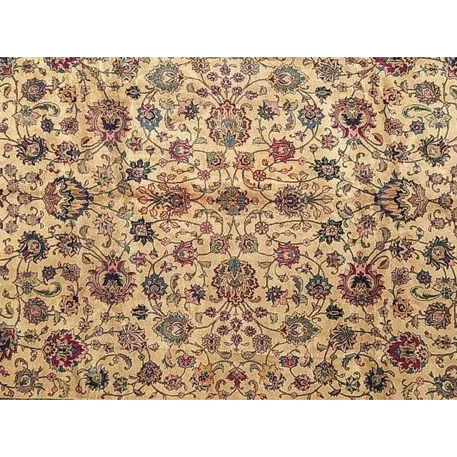 Persian 1960s Vintage Persian Tabriz Rug For Sale - Image 3 of 9