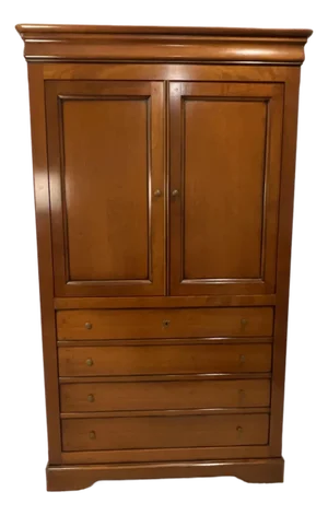 Vintage Grange Cherrywood Armoire