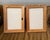 Vintage Traditional Impressionist White Winter Landscape Original Oil Painting Diptych, a Pair in Cerulean Blue, Burnt Umber & White For Sale - Image 11 of 11