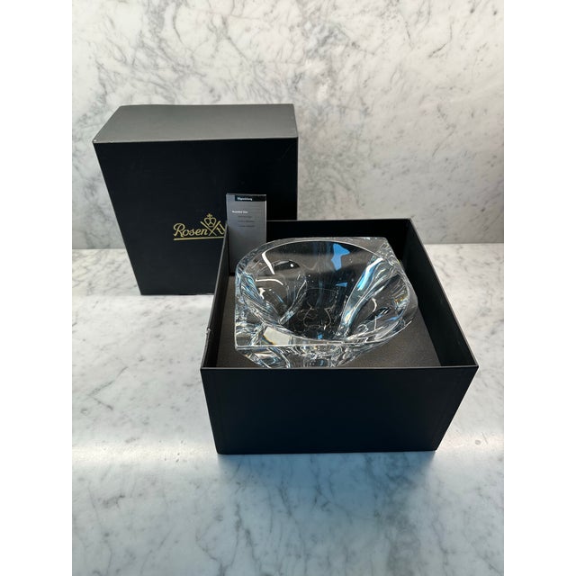 This beautiful crystal vase is a stunning piece from the Rosenthal Rare CYCLOPS collection. Made in Germany, it is 10"x8"...