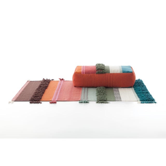 Contemporary Alexandra Color Rug by Sandra Figuerola, Set of 10 For Sale - Image 3 of 4