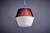 Pendant lamp with a brass frame and a two-piece glass shade, one of which is coloured. Made by Stilnovo in Italy around...