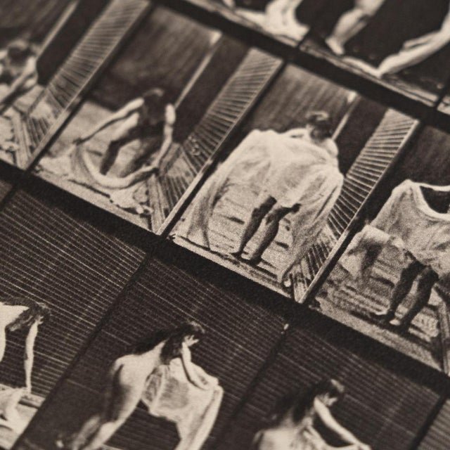 Black Eadweard Muybridge, Black and White Women in Motion Study, 1982, Photograph, Framed For Sale - Image 8 of 9
