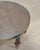 Metal Industrial Style Round Machined Iron Center Table on Casters For Sale - Image 7 of 18
