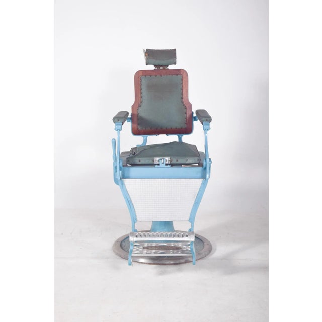 Mid-Century Portuguese Barber Chair, 1950s For Sale - Image 15 of 15