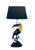 Toucan Lamp in Bronze and Porcelain with Oval Lampshade by Gand & C For Sale - Image 6 of 6