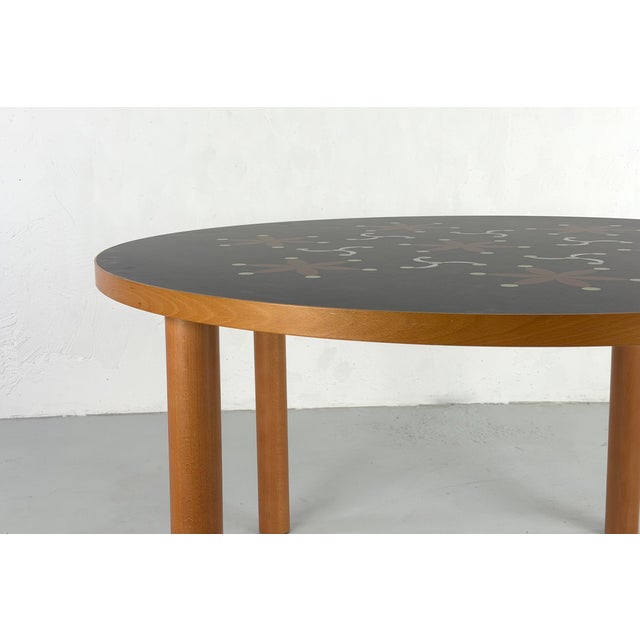 Wood Filicudi Dining Table by Ettore Sottsass for Zanotta, 1990s For Sale - Image 7 of 12
