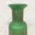 1960s Mid-Century Modern Italian Green Scavo Glass Vase with Matte Finish, 1960s For Sale - Image 5 of 6