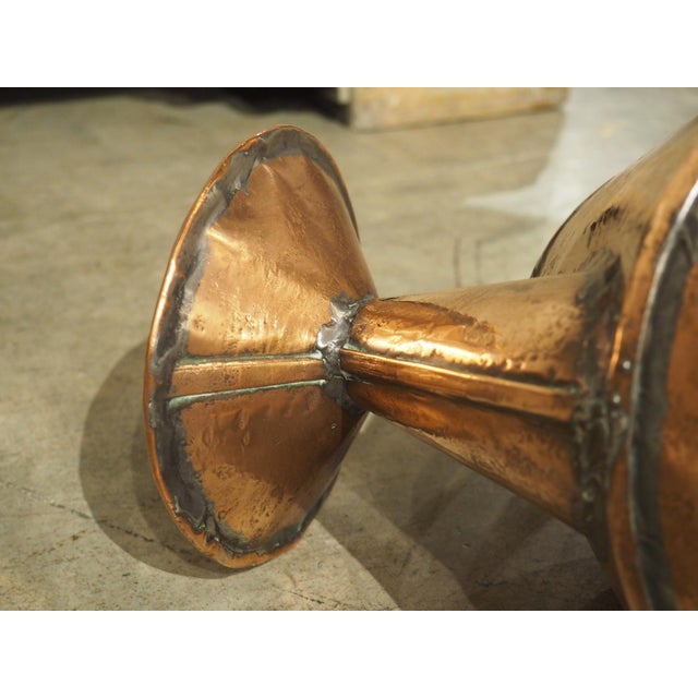 Known in France as an arrosoir, this copper watering pitcher dates to the 1700s. The construction is quite remarkable,...