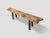 Andrianna Shamaris Teak Wood Log Style Bench For Sale - Image 4 of 5