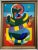 Textile "Dynamo" Framed Mid-Century Modern Cubism Painting by Lech Ostrokow For Sale - Image 7 of 7