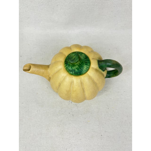 Vintage Weller Squash Teapot For Sale - Image 10 of 11