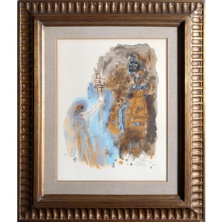 David Said the Philistine from the Story of King David Suite, Reuven Rubin Lithograph, Signed and Numbered in Pencil For Sale