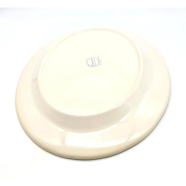 Franciscan China Vintage Franciscan "Moondance" Stoneware Oval Serving Platter For Sale - Image 4 of 12