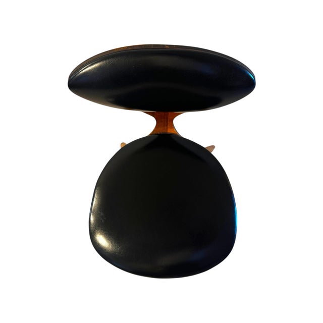 Early Norman Cherner Side Chairs for Plycraft, Set of 6 — Rare "Bernardo" Label, Circa 1958–1963 For Sale In Los Angeles - Image 6 of 13