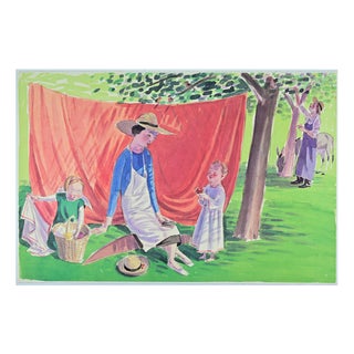 Jan Knap, In the Countryside, Lithograph, 1999 For Sale