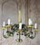An exceptionally charming and rare vintage Italian Tole chandelier in a coveted 10-light configuration, a true work of art...