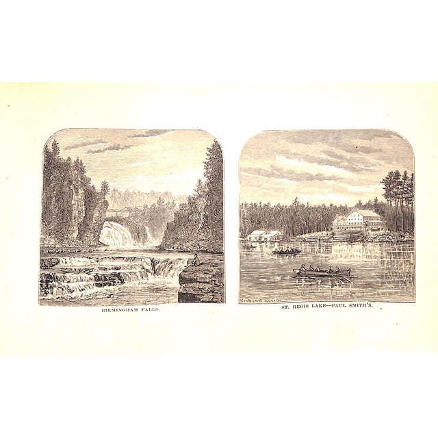 "The Modern Babes in the Wood or Summerings in the Wilderness; To Which Is Added a Reliable and Descriptive Guide to the Adirondacks." Wallace, e.r. For Sale - Image 11 of 11