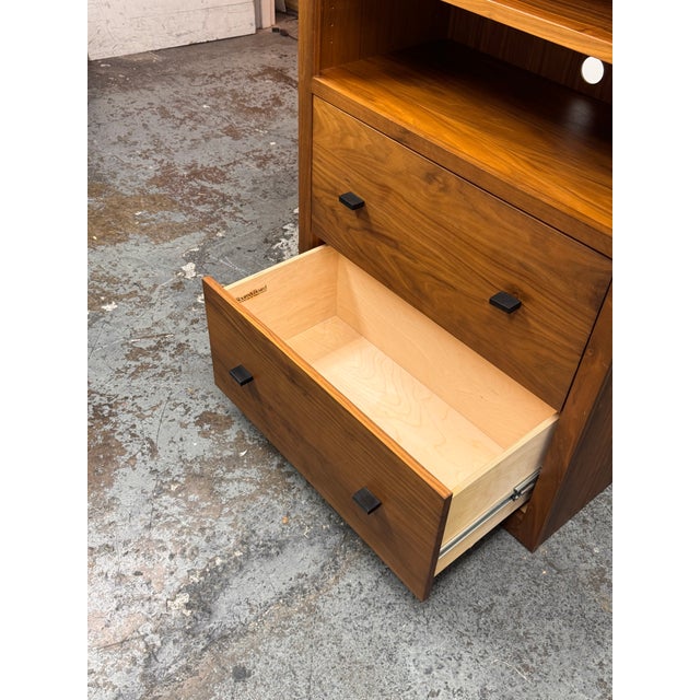 2010s Room & Board Woodwind Double File Drawer Bookcase For Sale - Image 5 of 12