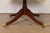 Wood Baker Furniture Style Georgian Banded Mahogany Pedestal Coffee Table For Sale - Image 7 of 9