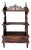 Early 20th-Century Victorian Gothic Revival-Style Fretwork Étagère With Drawer For Sale